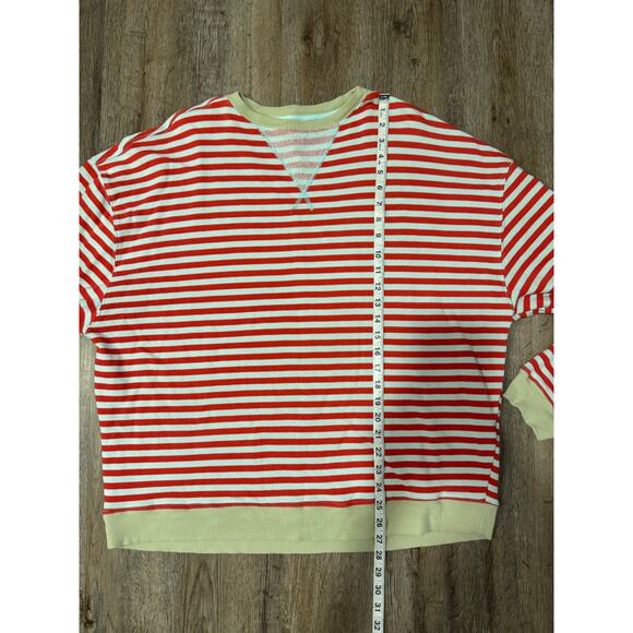 Free People Women’s Striped Pullover Size Medium - Picture 10 of 11